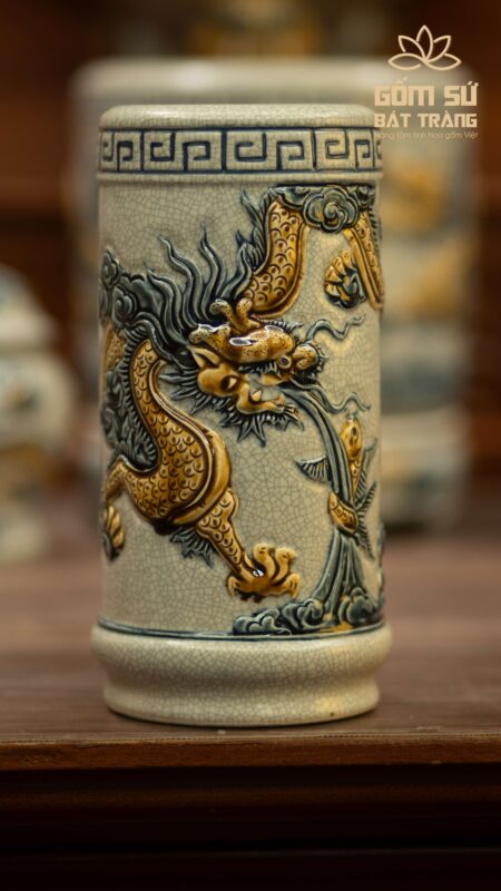 Bộ đồ thờ men rạn Hỷ Sự Nạp Phúc bo do tho men ran hy su nap phuc 58