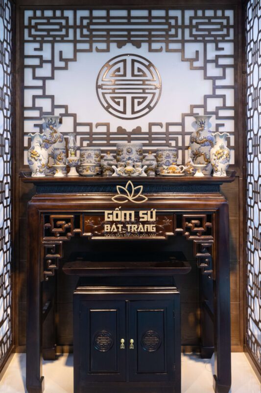 Bộ đồ thờ men rạn Tài Lộc Quý Tử bo do tho men ran tai loc quy tu 50