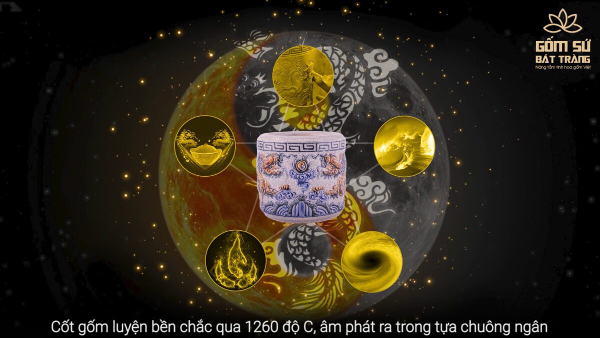 Bộ đồ thờ men rạn Tài Lộc Quý Tử bo do tho men ran tai loc quy tu 56