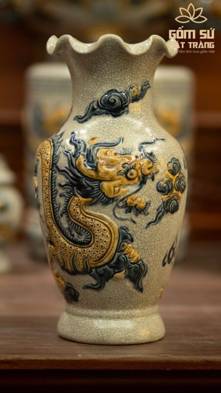 Bộ đồ thờ men rạn Tài Lộc Quý Tử bo do tho men ran tai loc quy tu 58