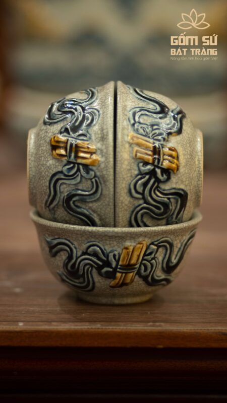 Bộ đồ thờ men rạn Tài Lộc Quý Tử bo do tho men ran tai loc quy tu 59