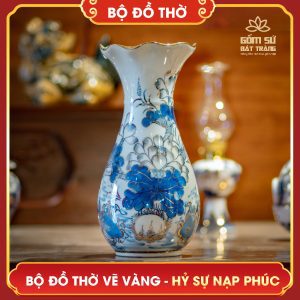 Bộ đồ thờ vẽ vàng Hỷ Sự Nạp Phúc bo do tho ve vang hy su nap phuc 8