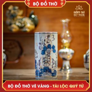 Bộ đồ thờ vẽ vàng Tài Lộc Quý Tử bo do tho ve vang tai loc quy tu 15