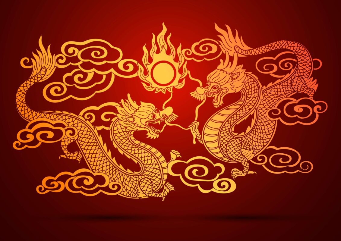 Bát hương Lưỡng Long Chầu Nguyệt men rạn “Lưỡng Long chầu Nguyệt” uy linh giúp chủ nhà Trấn Trạch An Gia, Tiêu Tai ương, Đón Cát tường, Phúc lộc, mở đường Tài Vận