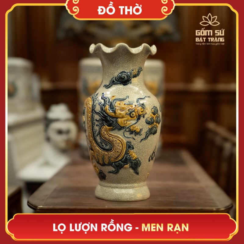 Lọ lượn Rồng men rạn lo luon rong men ran 6