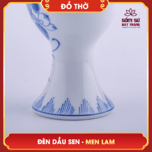 Đèn dầu Hoa Sen men lam den dau hoa sen men lam 5