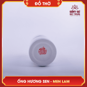 Ống hương Hoa Sen men lam ong huong sen men lam 3