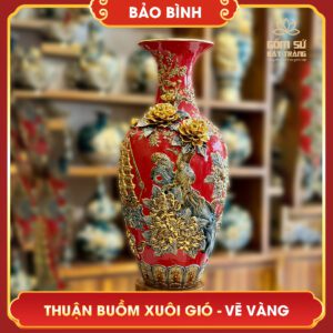 Bảo bình vẽ vàng Thuận Buồm Xuôi Gió H80 bao binh ve vang thuan buom xuoi gio h80 3