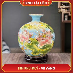 binh tai loc ve vang sen phu quy h30 15