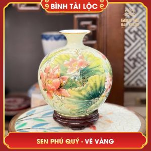 binh tai loc ve vang sen phu quy h30 17