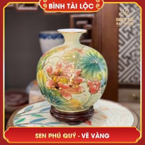 binh tai loc ve vang sen phu quy h30 18