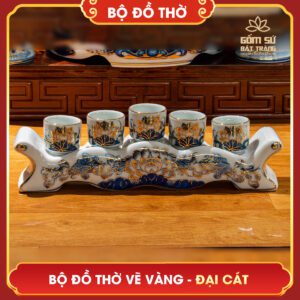 Bộ đồ thờ vẽ vàng Đại Cát bo do tho ve vang dai cat 13
