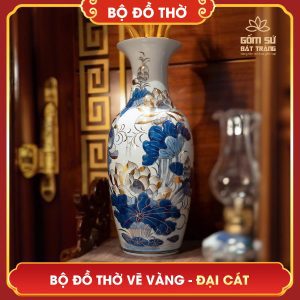 Bộ đồ thờ vẽ vàng Đại Cát bo do tho ve vang dai cat 18