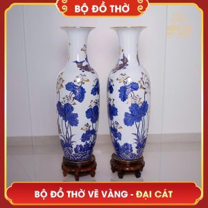 Bộ đồ thờ vẽ vàng Đại Cát bo do tho ve vang dai cat 28