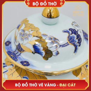 Bộ đồ thờ vẽ vàng Đại Cát bo do tho ve vang dai cat 33
