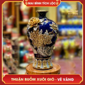 Mai bình tích lộc vẽ vàng Thuận Buồm Xuôi Gió H38 mai binh tich loc ve vang thuan buom xuoi gio h38 5