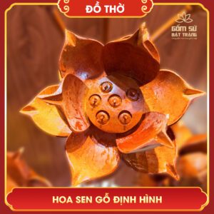 Hoa sen gỗ định hình hoa sen go dinh hinh 4