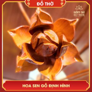 Hoa sen gỗ định hình hoa sen go dinh hinh 8