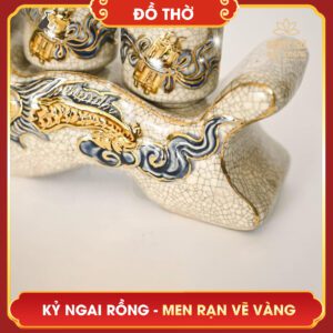 Kỷ ngai Rồng men rạn vẽ vàng ky ngai rong men ran ve vang 5
