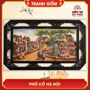 tranh gom bat trang pho co ha noi 3