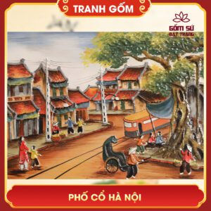tranh gom bat trang pho co ha noi 4
