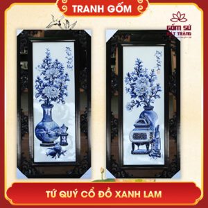 tranh gom bat trang tu quy co do xanh lam 3