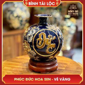 binh tai loc phuc duc hoa sen ve vang 18