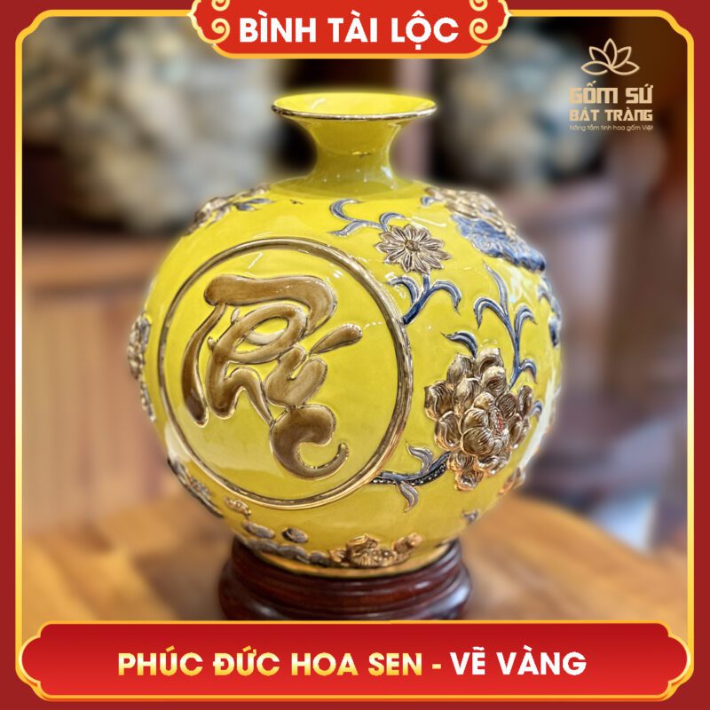 binh tai loc phuc duc hoa sen ve vang 4