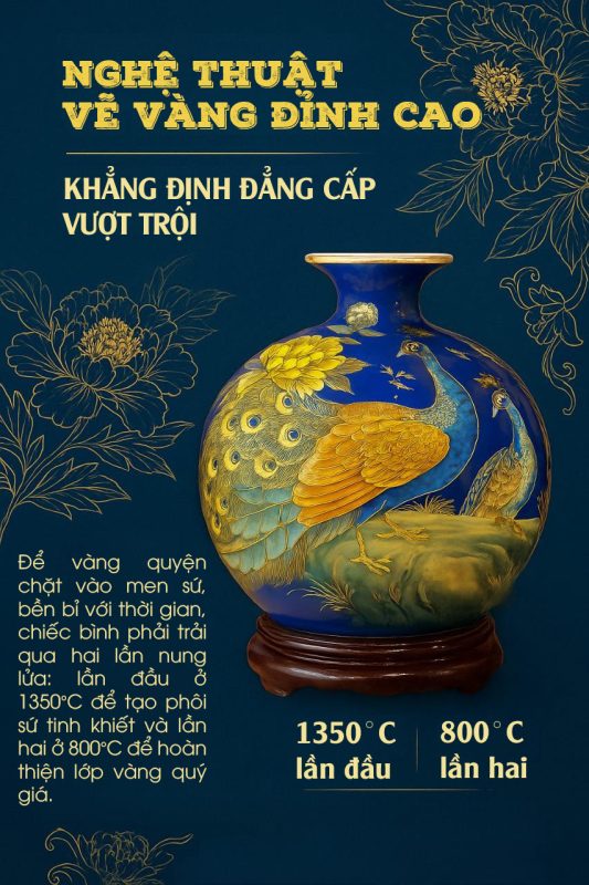 Bình tài lộc vẽ vàng Phú Quý Mãn Đường H26 binh tai loc ve vang phu quy man duong h26 21