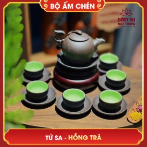 Bộ ấm chén Tử Sa hồng trà bo am chen tu sa hong tra 1