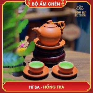 Bộ ấm chén Tử Sa hồng trà bo am chen tu sa hong tra 4