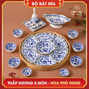Bộ bát đĩa thắp hương 8 món bo bat dia thap huong 8 mon 6