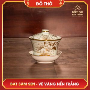 bat sam hoa sen ve vang nen trang 1