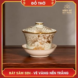 bat sam hoa sen ve vang nen trang 2