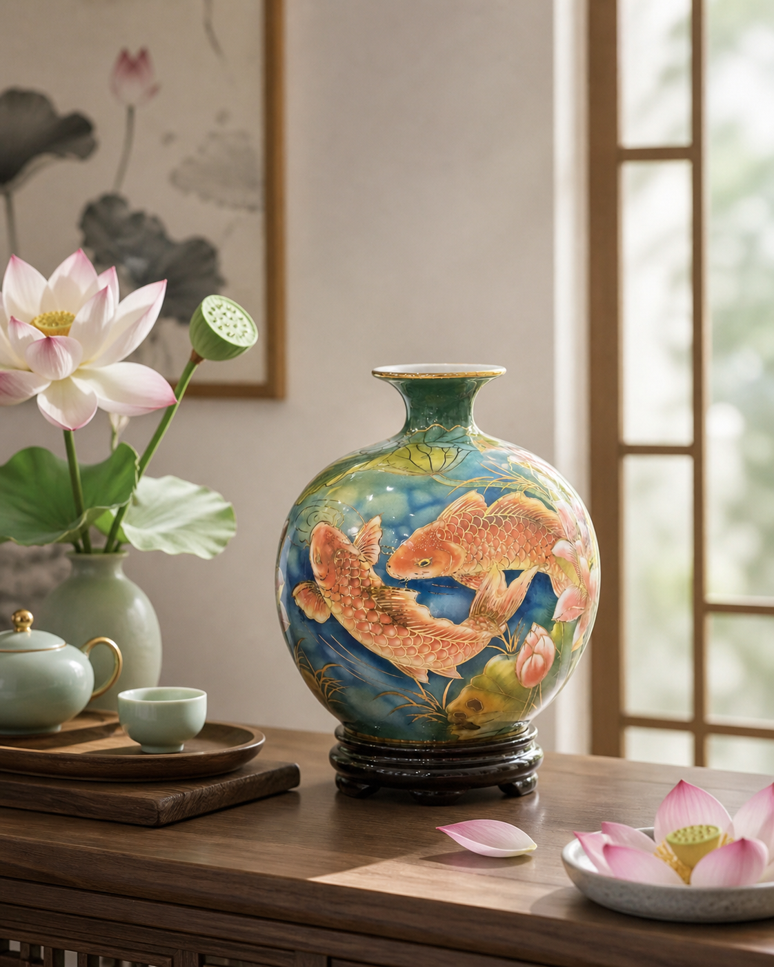 binh tai loc ve vang song ngu lien hoa h30 7