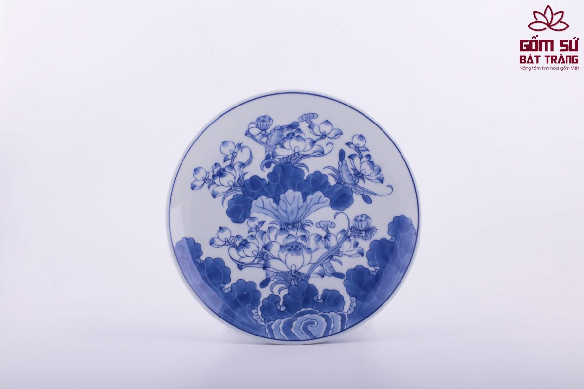 Bộ đồ thờ men lam Đại Cát bo do tho men lam 27