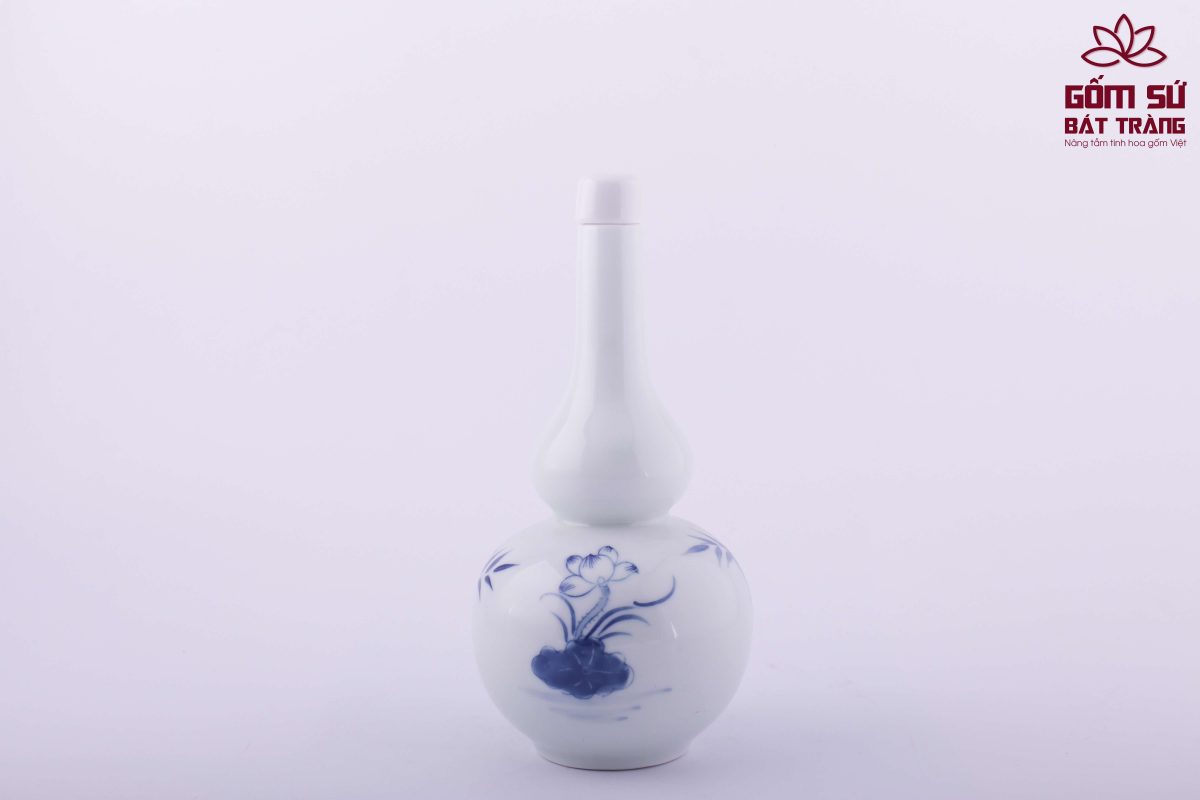 Bộ đồ thờ men lam Đại Cát bo do tho men lam 39