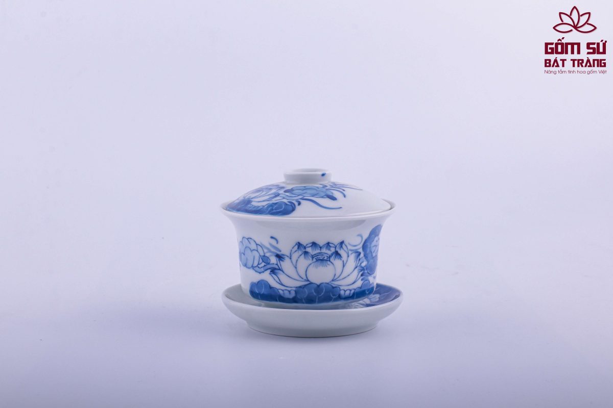 Bộ đồ thờ men lam Đại Cát bo do tho men lam 47