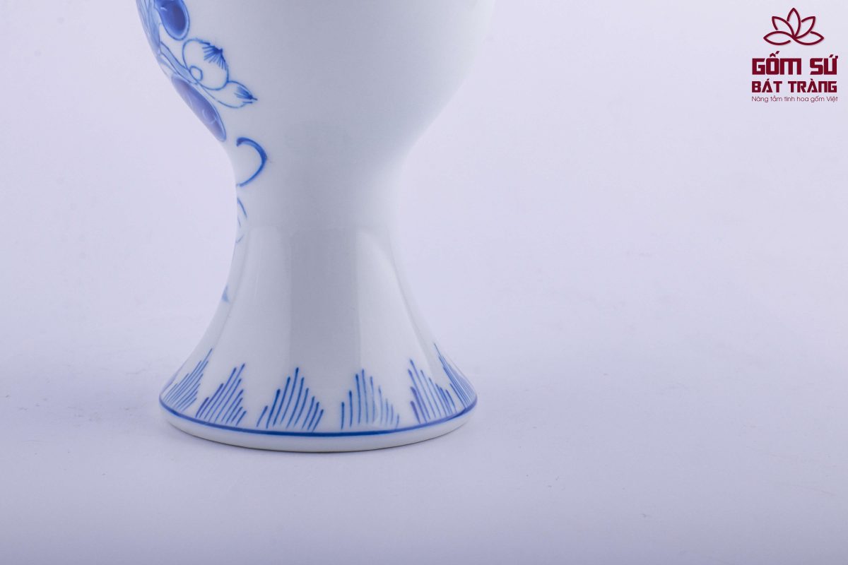 Bộ đồ thờ men lam Đại Cát bo do tho men lam 51