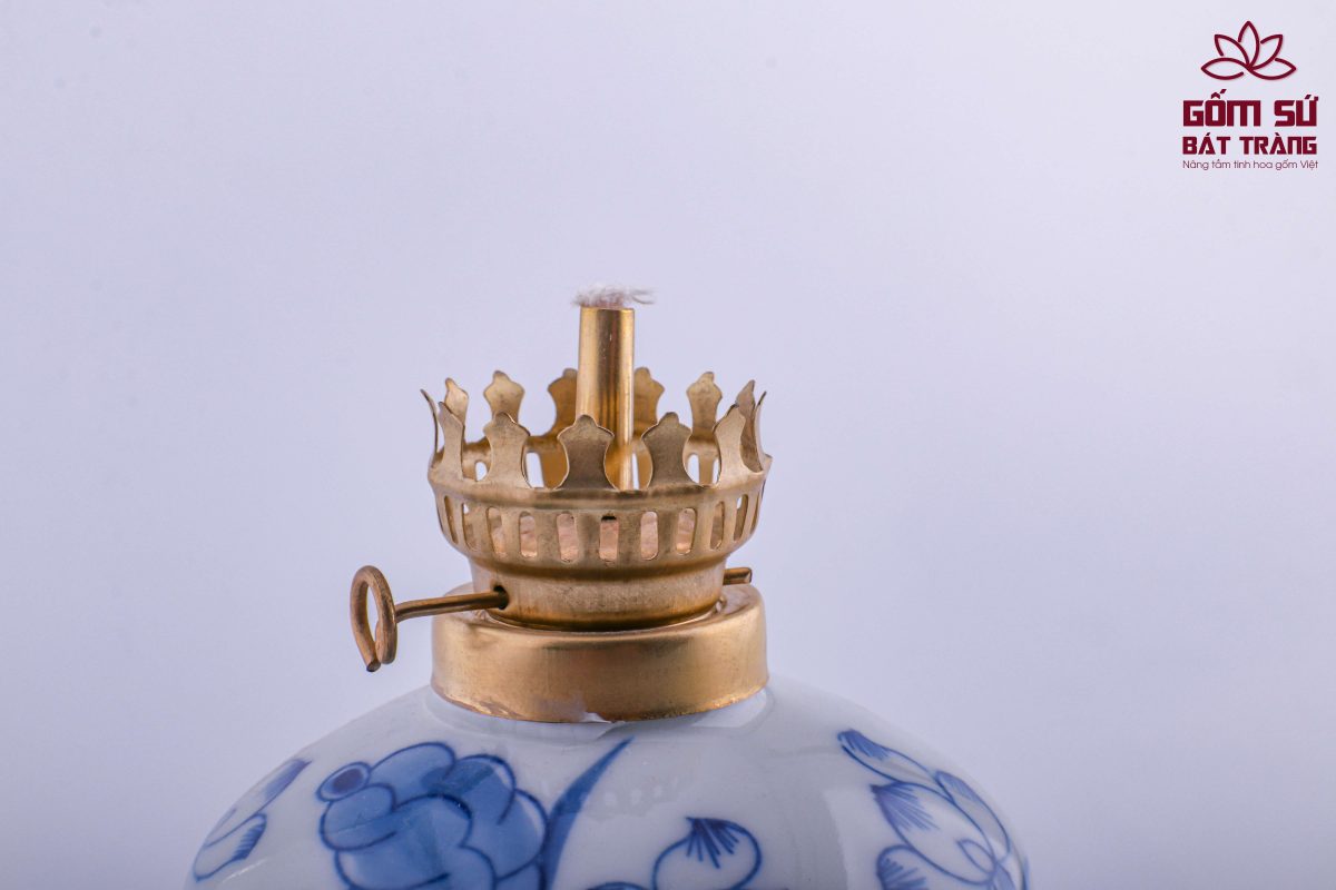 Bộ đồ thờ men lam Đại Cát bo do tho men lam 52