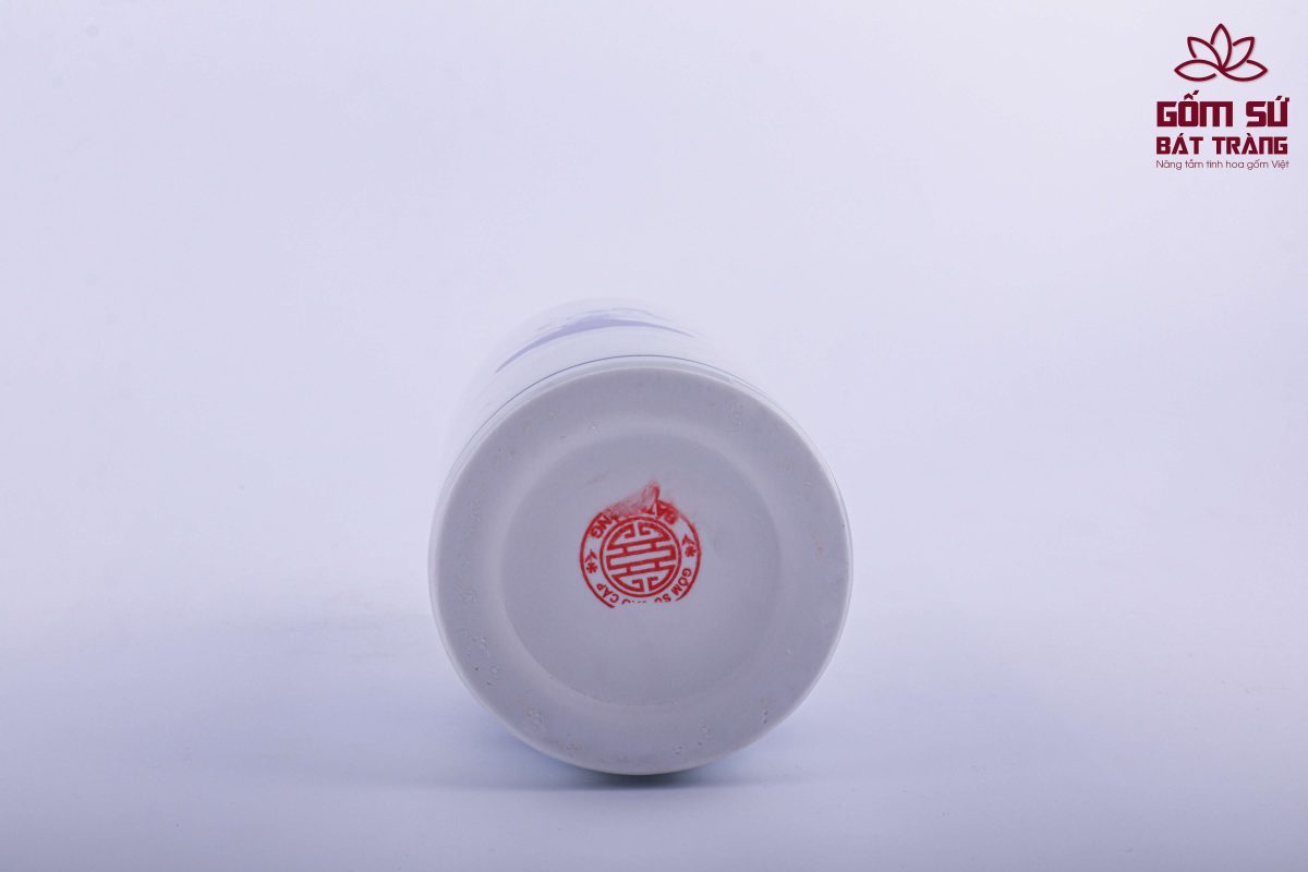 Bộ đồ thờ men lam Đại Cát bo do tho men lam 56