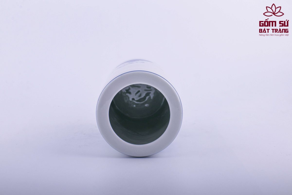 Bộ đồ thờ men lam Đại Cát bo do tho men lam 57