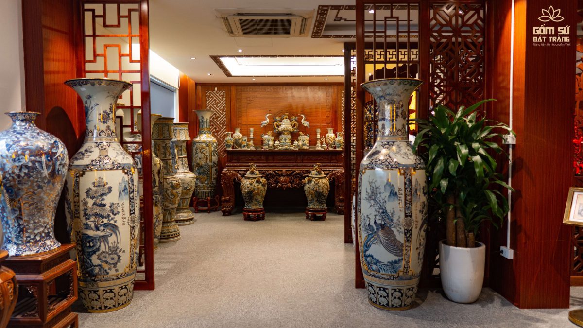 Bộ ngũ sự bằng gốm sứ - Tinh hoa nghệ thuật không gian thờ bo ngu su bang su 18