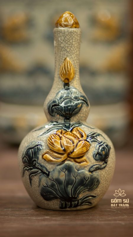 Bộ đồ thờ men rạn Phúc An Viên bo do tho men ran phuc an vien 13