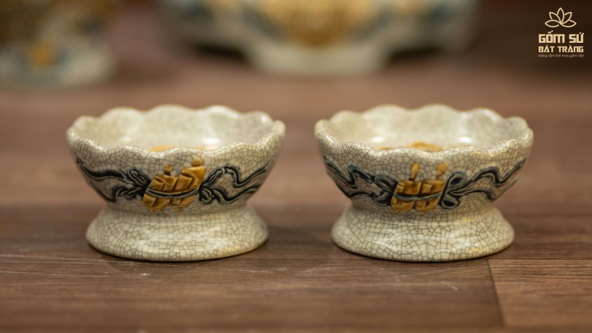 Bộ đồ thờ men rạn Phúc An Viên bo do tho men ran phuc an vien 15