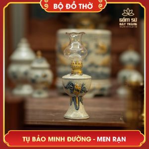 Bộ đồ thờ men rạn Tụ Bảo Minh Đường bo do tho men ran tu bao minh duong 8