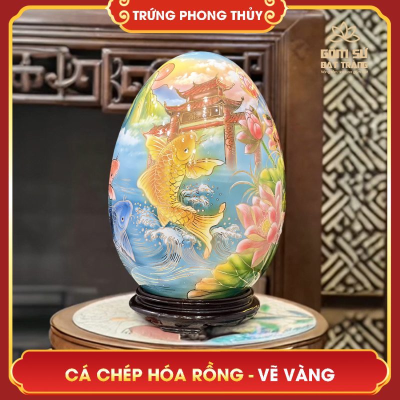 trung phong thuy ve vang ca chep hoa rong h48 1