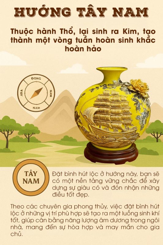 chon binh hut tai loc cho nguoi menh kim 17