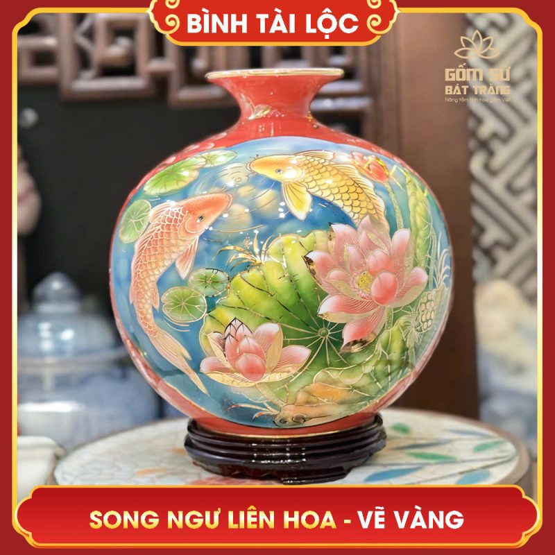 binh tai loc ve vang nhi canh song ngu lien hoa h35 1