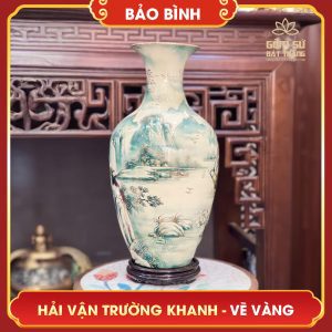 Bảo bình vẽ vàng Hải Vận Trường Khanh H60 bao binh tai loc ve vang hai van truong khanh h60 4